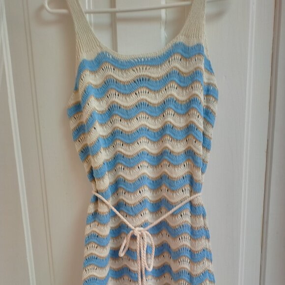 Italian Missoni-style zigzag knit Midi Dress, NWOT - Picture 5 of 10